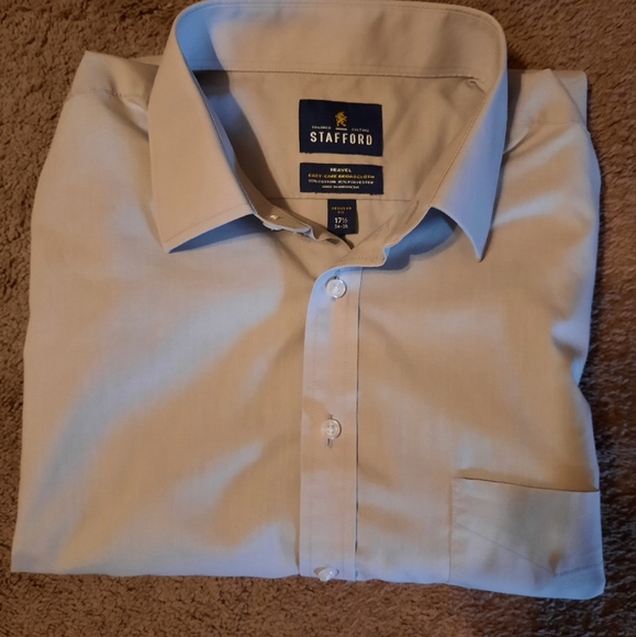 Stafford | Shirts | Mens Stafford Dress Shirt 7 3435 | Poshmark